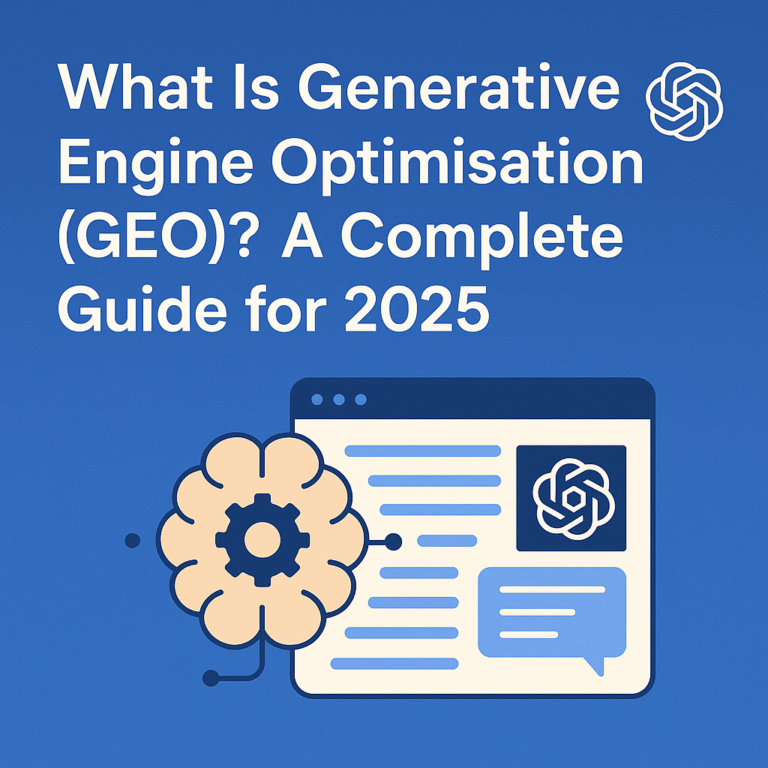 Featured Image of generative engine optimisation article