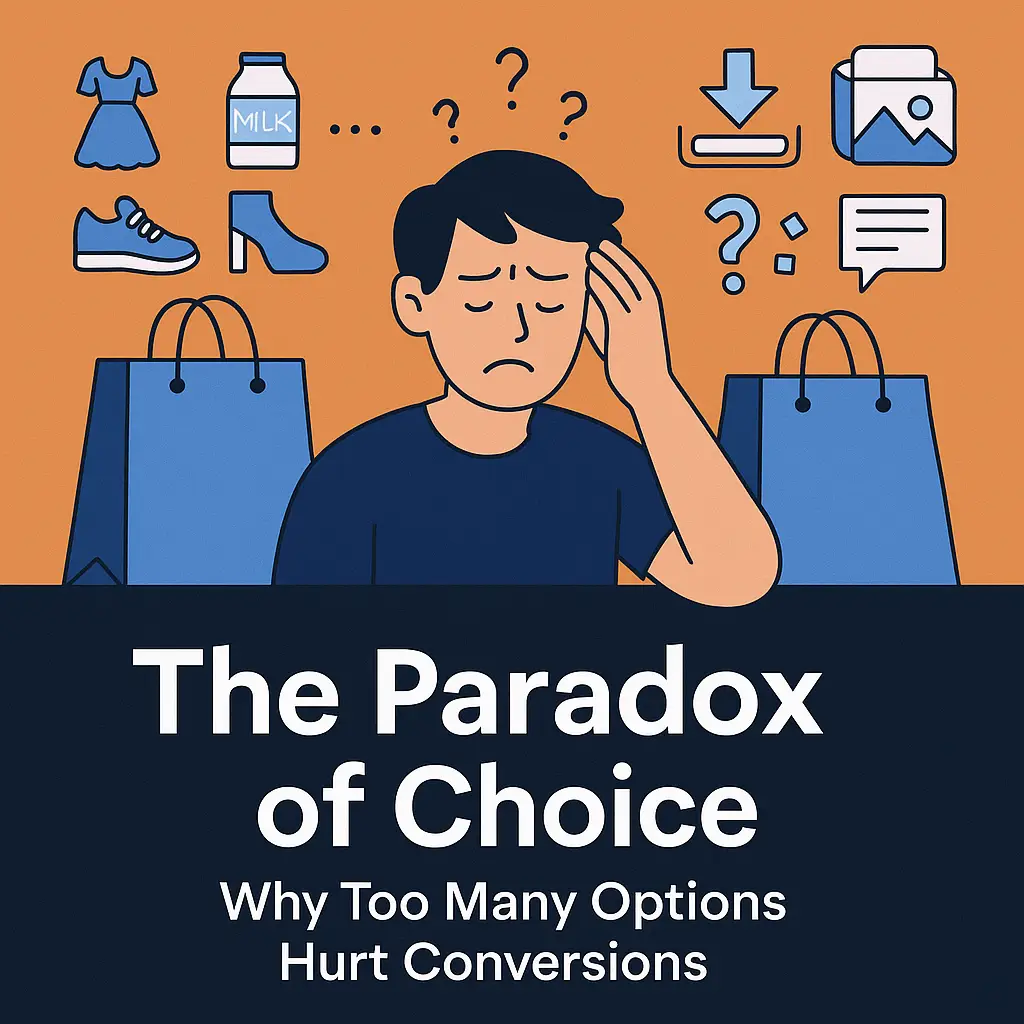 Featured Image of paradox of choice article