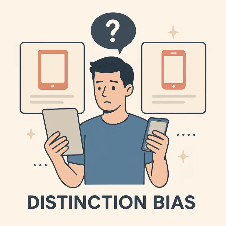 Featured image of distinction bias article